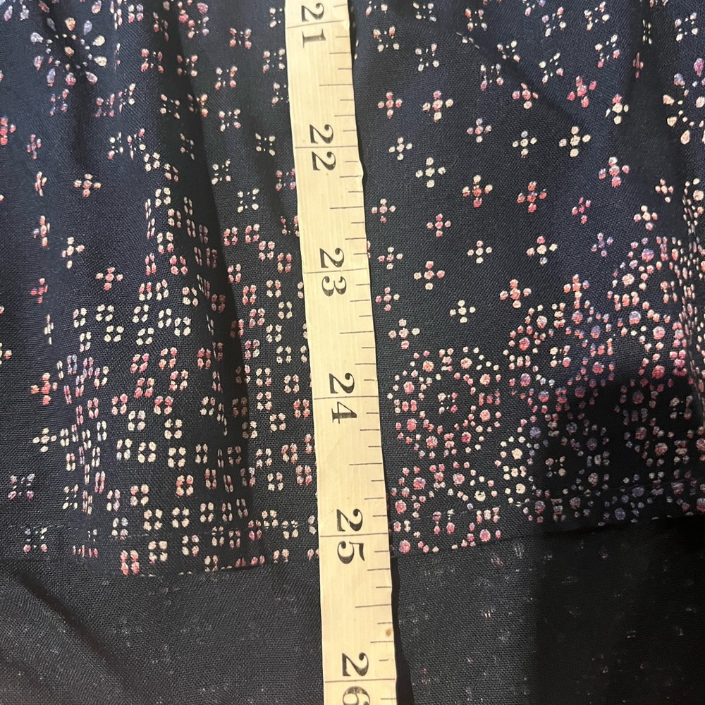 Sonoma XXL navy Pintuck Peasant Top - Picture 4 of 5